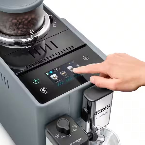 De'Longhi Rivelia Machine à espresso full automatique avec broyeur à grain (EXAM440.55.G)