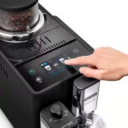 De'Longhi Rivelia Machine à espresso full automatique avec broyeur (EXAM440.55.B)