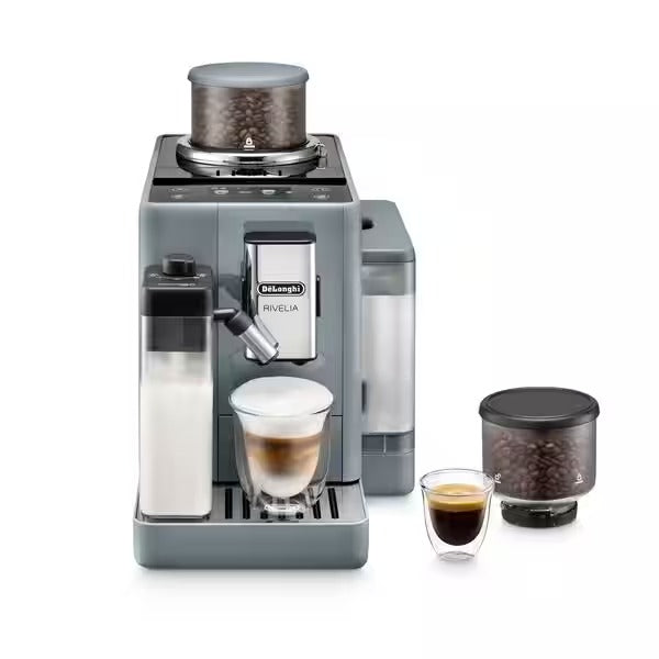 De'Longhi Rivelia Machine à espresso full automatique avec broyeur à grain (EXAM440.55.G)