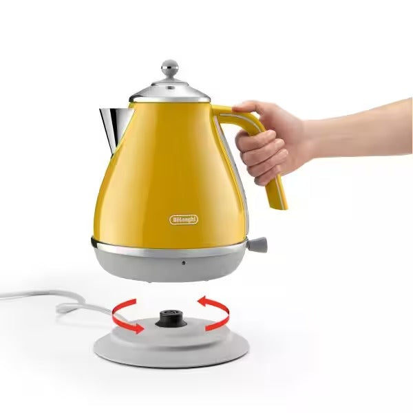 De'Longhi Icona Capitals Bouilloire 1,7 L 2000 W Jaune (KBOC2001.Y)