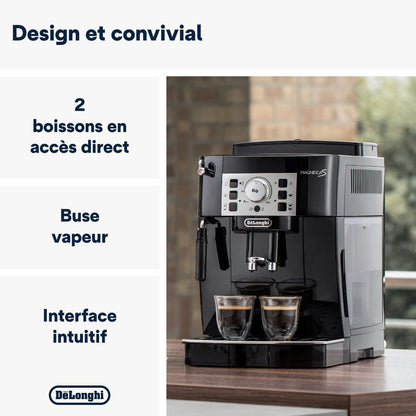 De'Longhi Magnifica S Machine espresso full automatique avec broyeur (ECAM22.110.B)