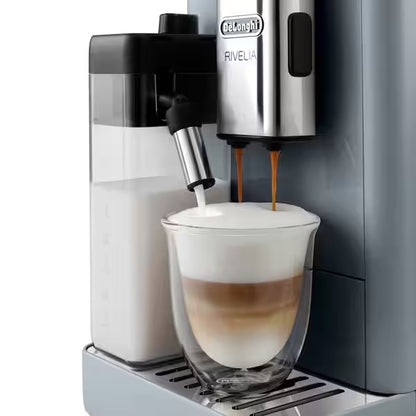 De'Longhi Rivelia Machine à espresso full automatique avec broyeur à grain (EXAM440.55.G)